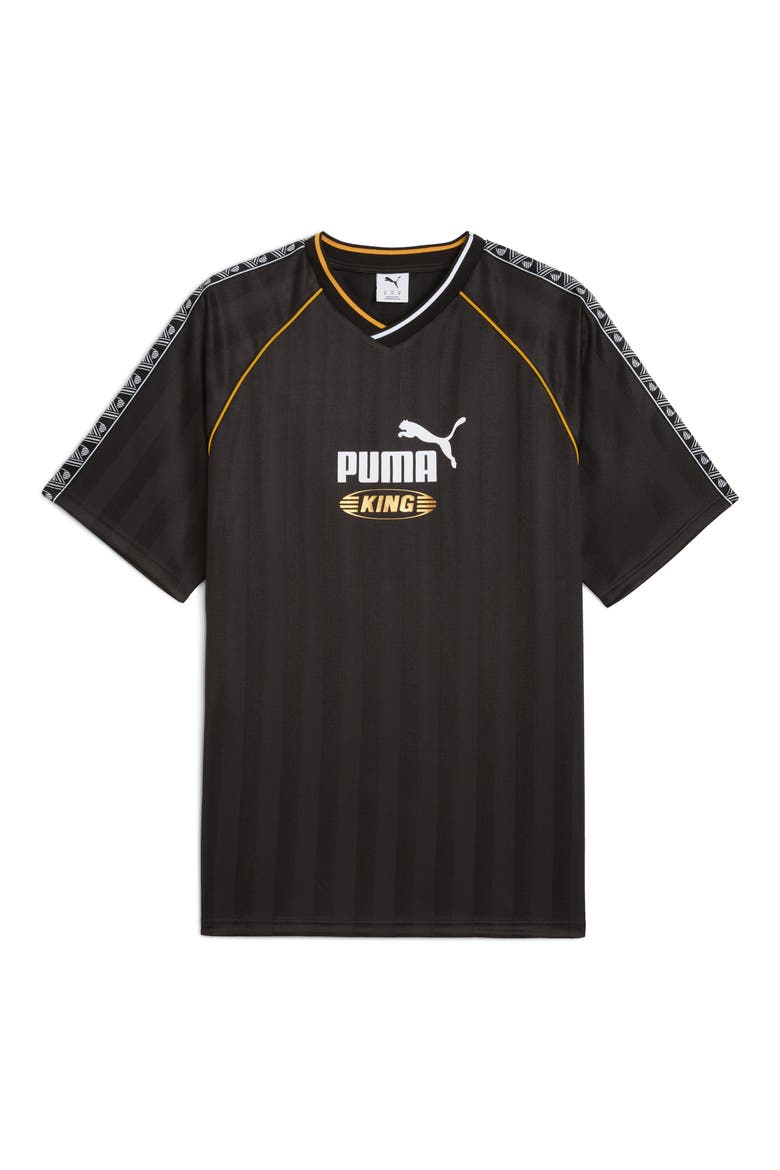 x KING Relaxed Football Jersey, Alternate, color, PUMA BLACK