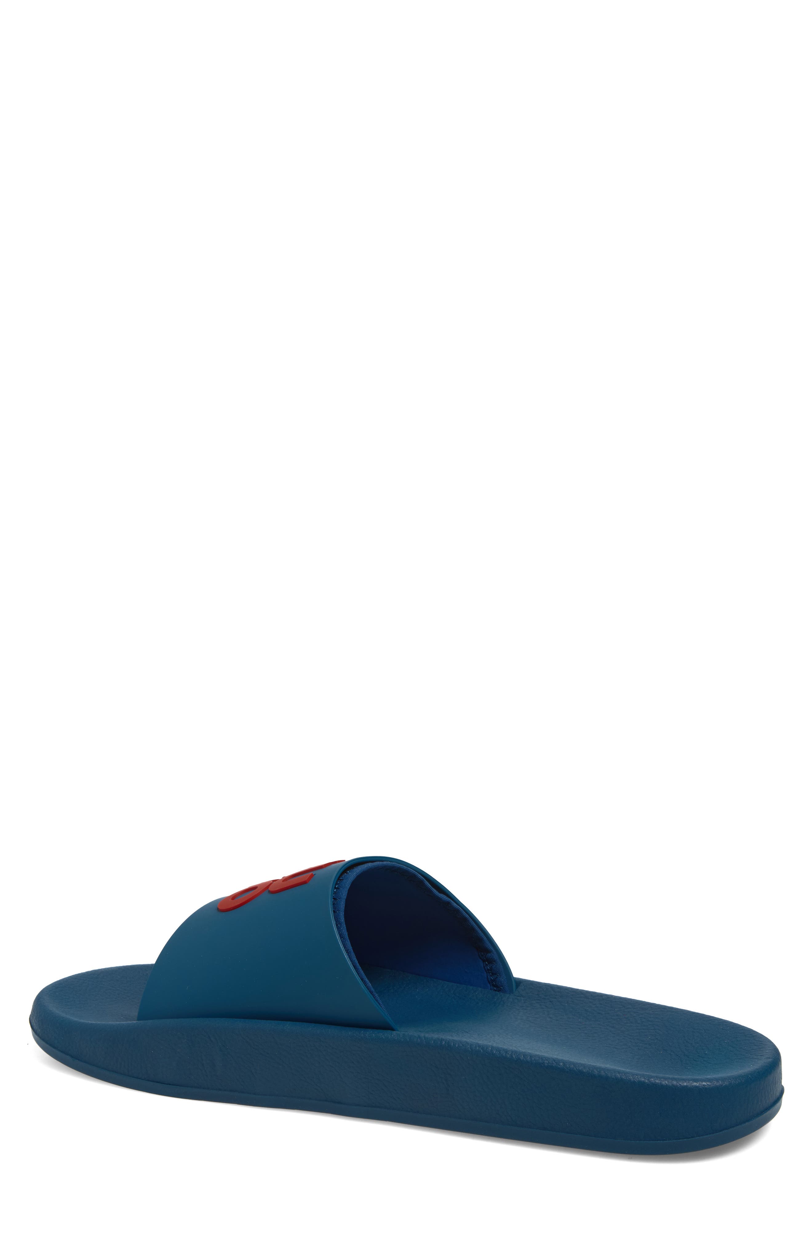 Slide Sandal, Alternate, color, MEDIUM BLUE
