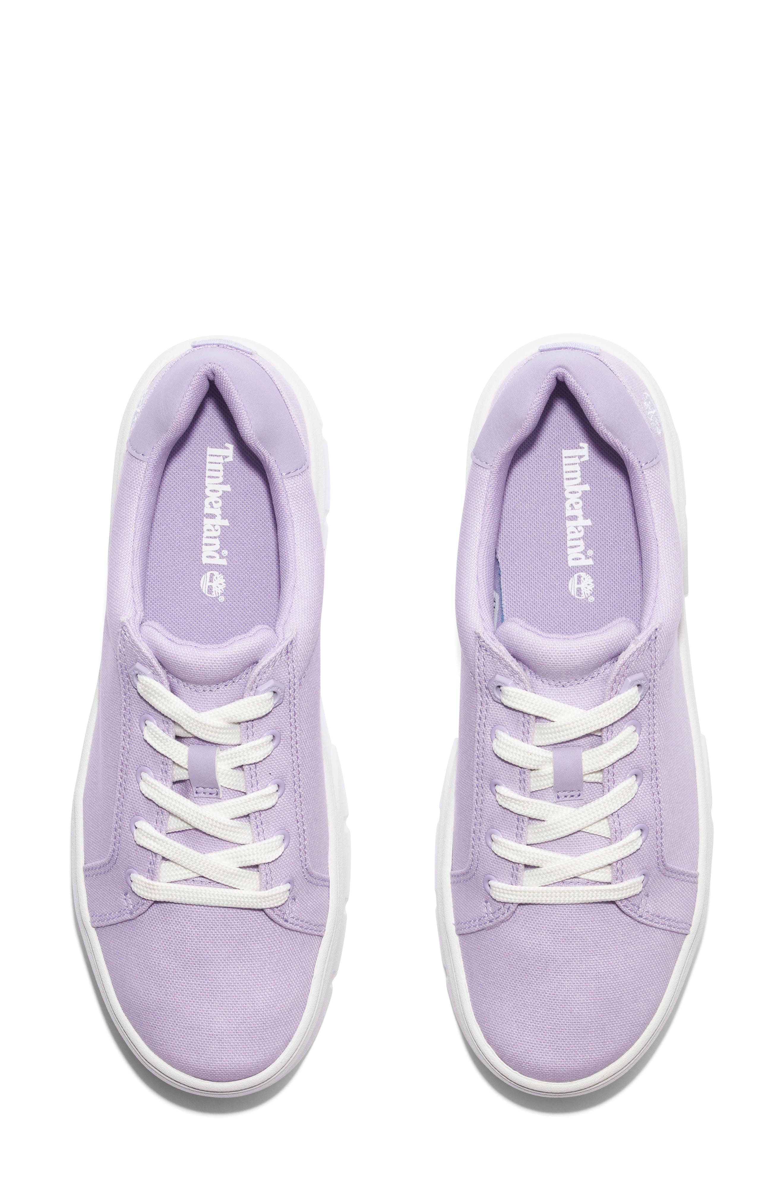Timberland Laurel Court Platform Sneaker, Alternate, color, Light Purple Canvas