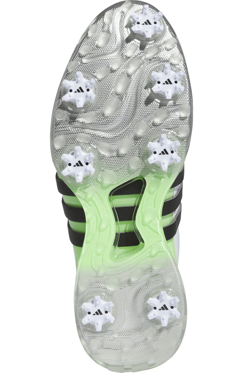 adidas Tour360 24 Boost<sup>™</sup> Golf Shoe, Alternate, color, White/ Black/ Green Spark