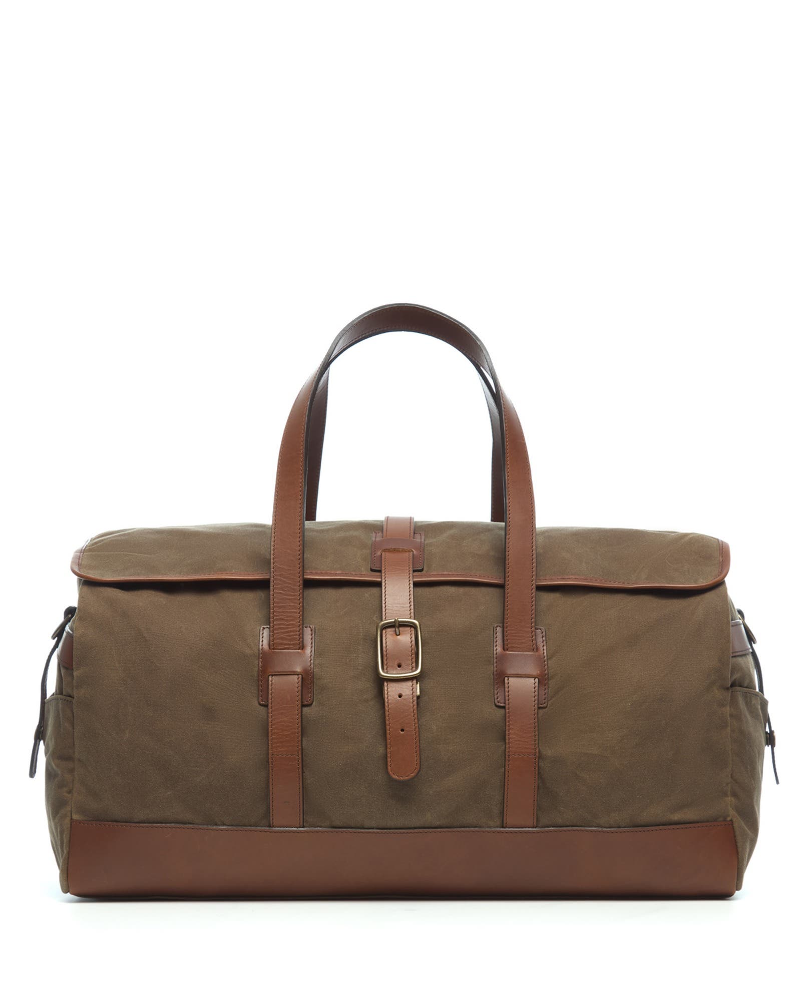 Flynn 20" Waxed Canvas Weekender, Alternate, color, Olive