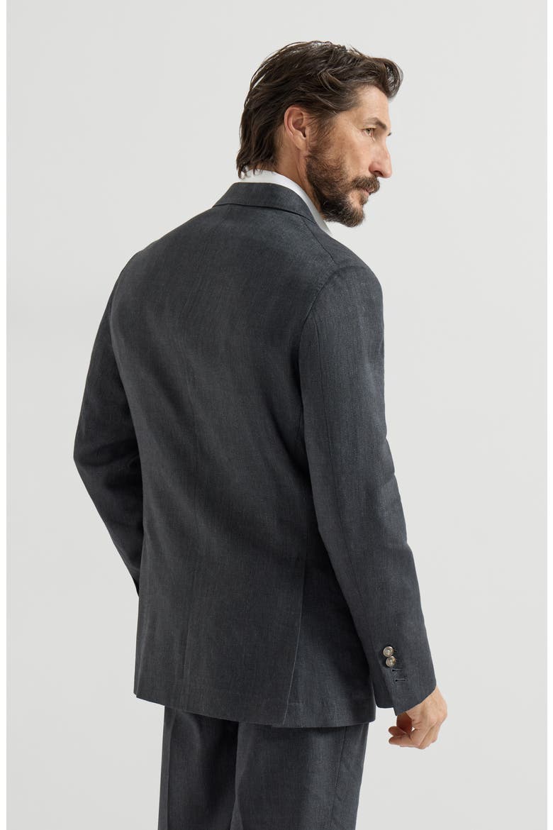 Chevron deconstructed blazer, Alternate, color, Anthracite