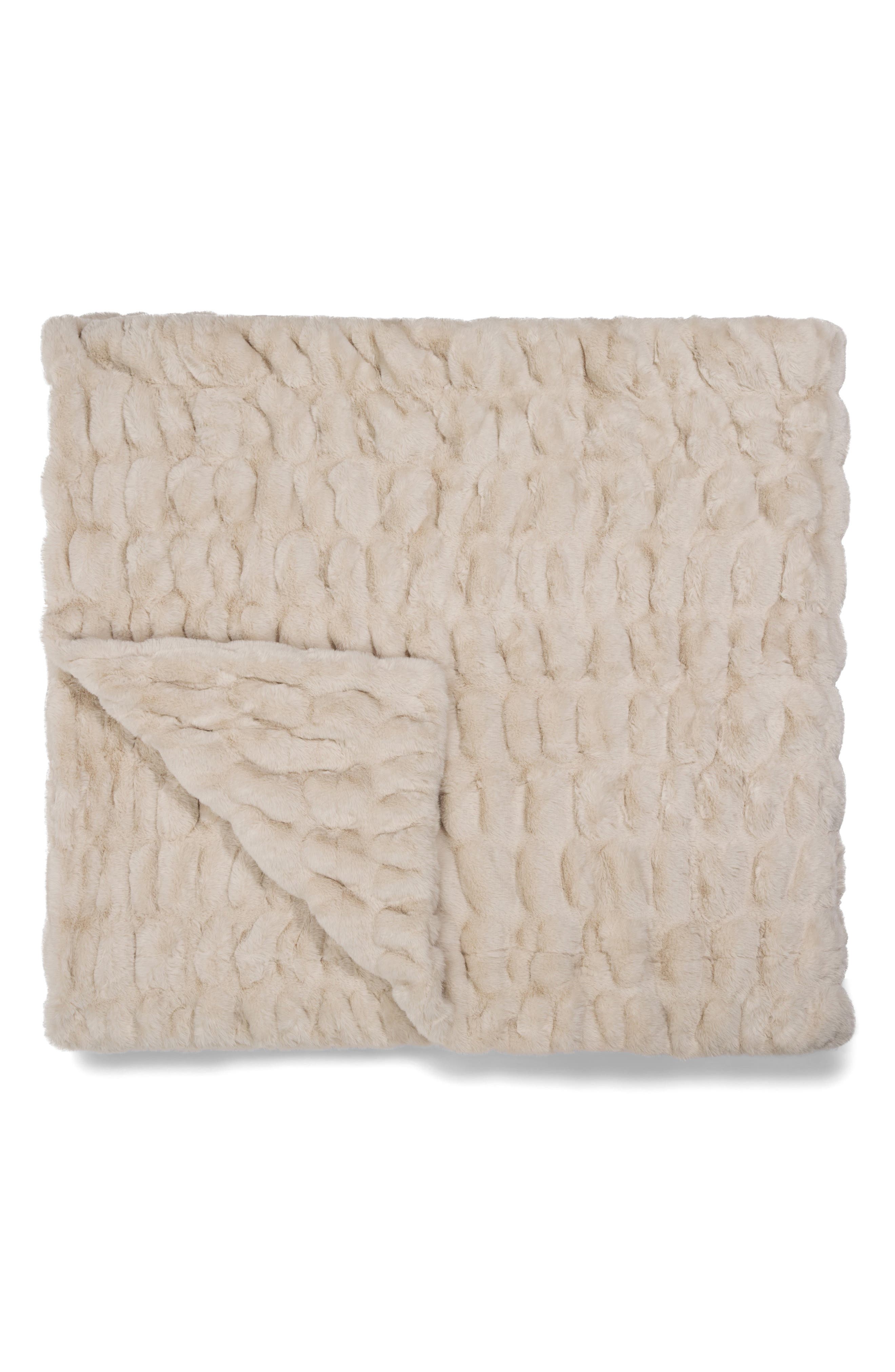 LOLA BLANKETS Original Throw Blanket - Antique Ivory