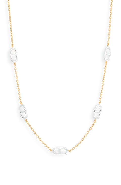 Mariner Link Station Chain Necklace