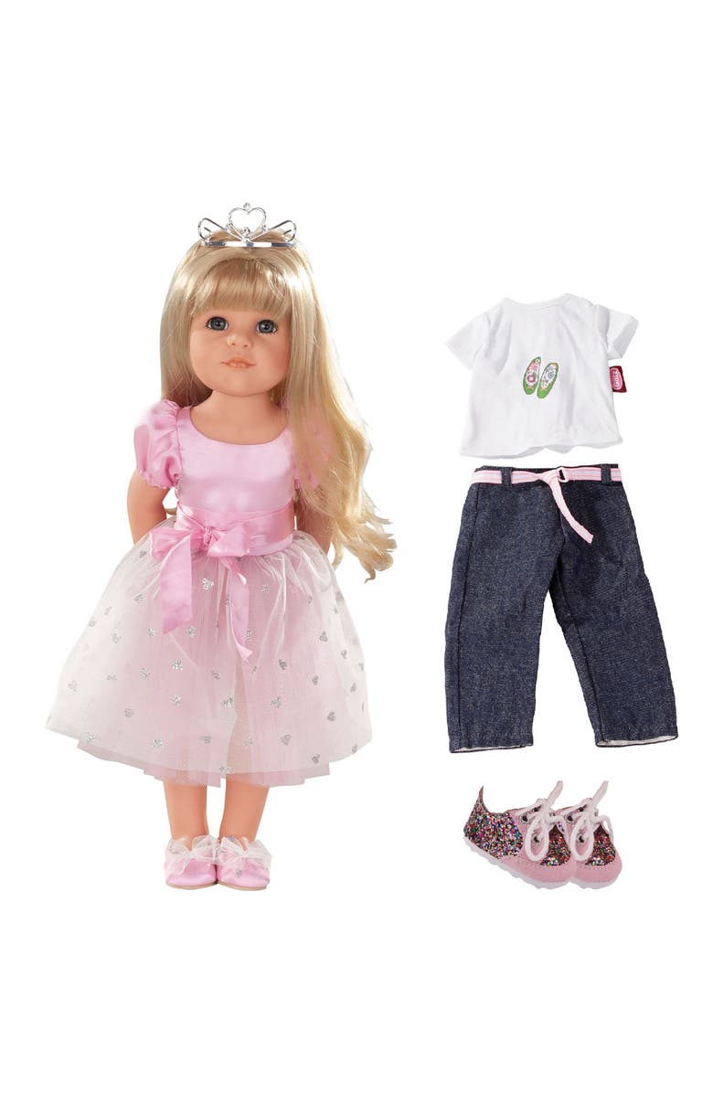 Gotz 19.5" Hannah Princess Poseable Babu Doll, Main, color, Multicolored