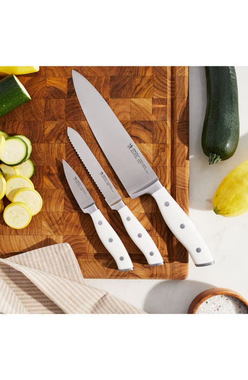 Henckels Cutlery Forged Accent Knife 3-piece Set In Silver