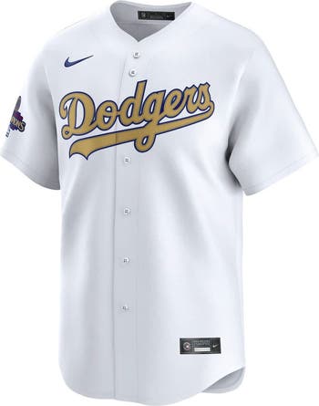 Women's Los Angeles Dodgers Nike White #1 Mom Home Replica