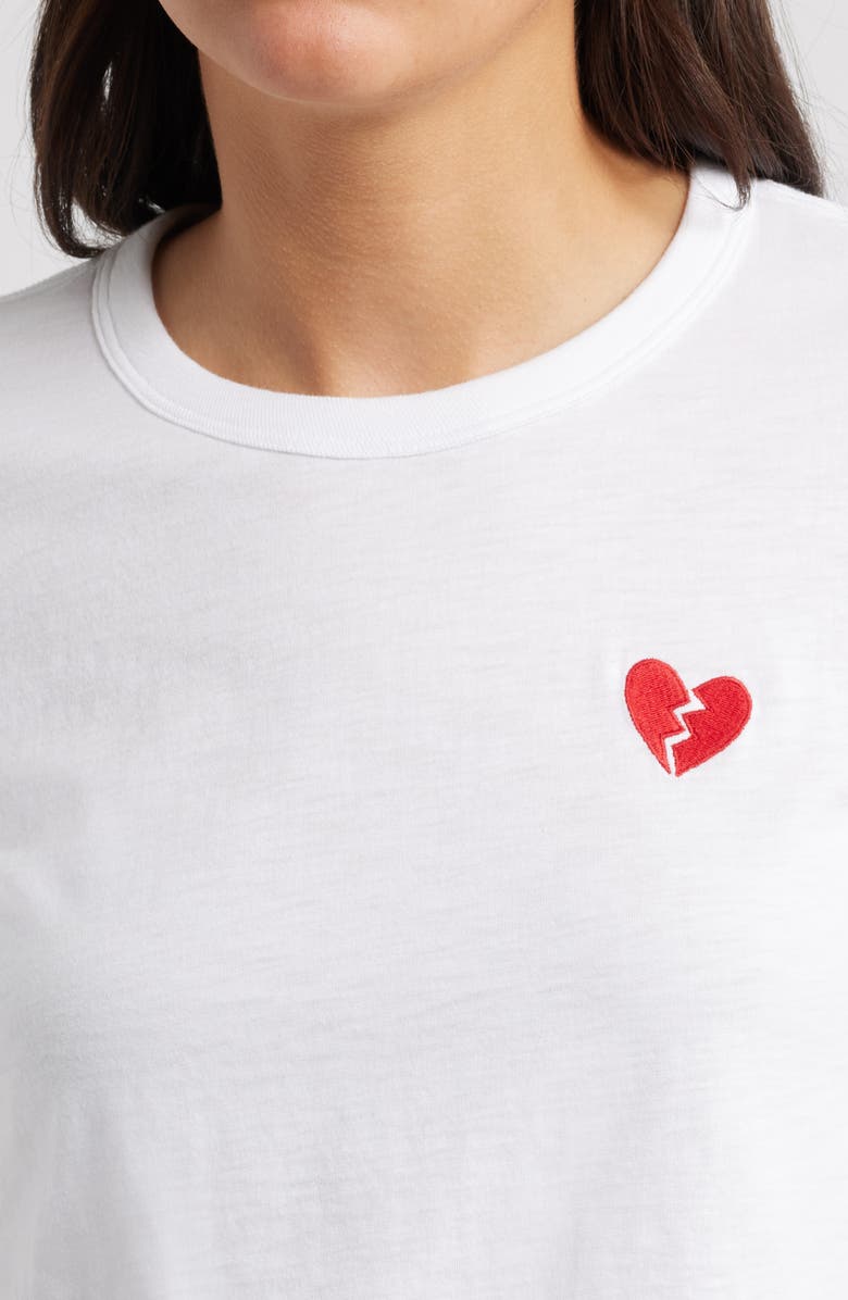rag & bone Broken Heart Cotton T-Shirt, Alternate, color, 