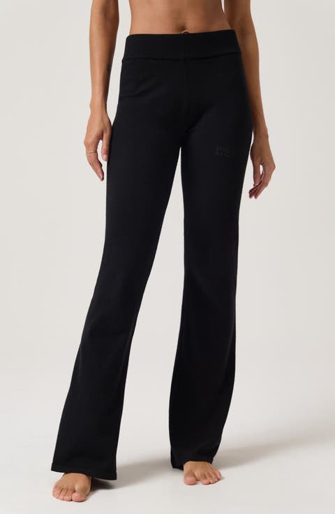 Erin High Waist Flare Cotton Pants