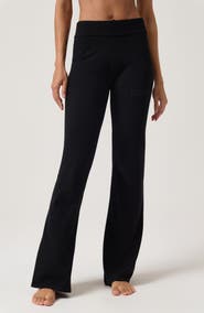 Spiritual Gangster Erin High Waist Flare Cotton Pants