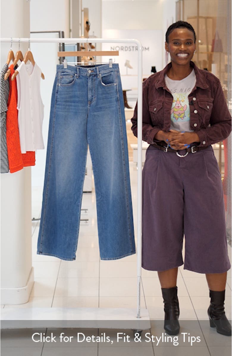 Taylor High Waist Crop Wide Leg Jeans, sales video thumbnail