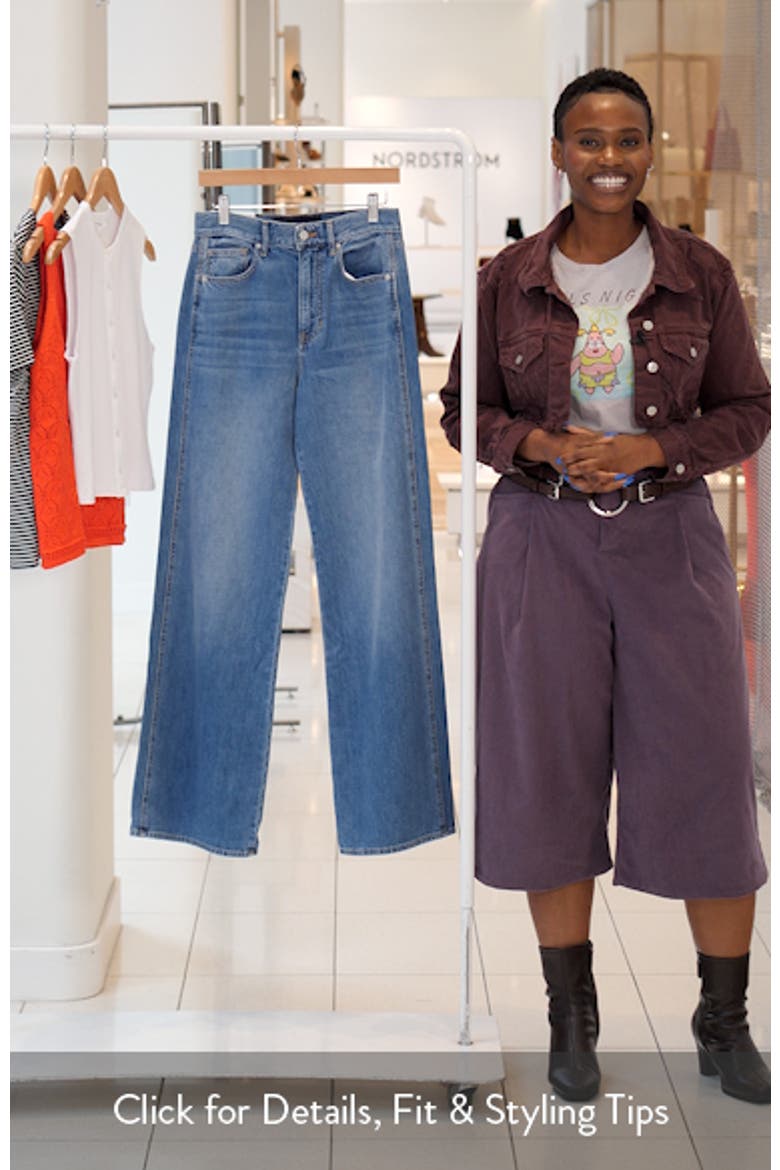 Taylor High Waist Crop Wide Leg Jeans video