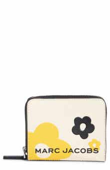 Daisy Print Bold Mini Compact Wallet