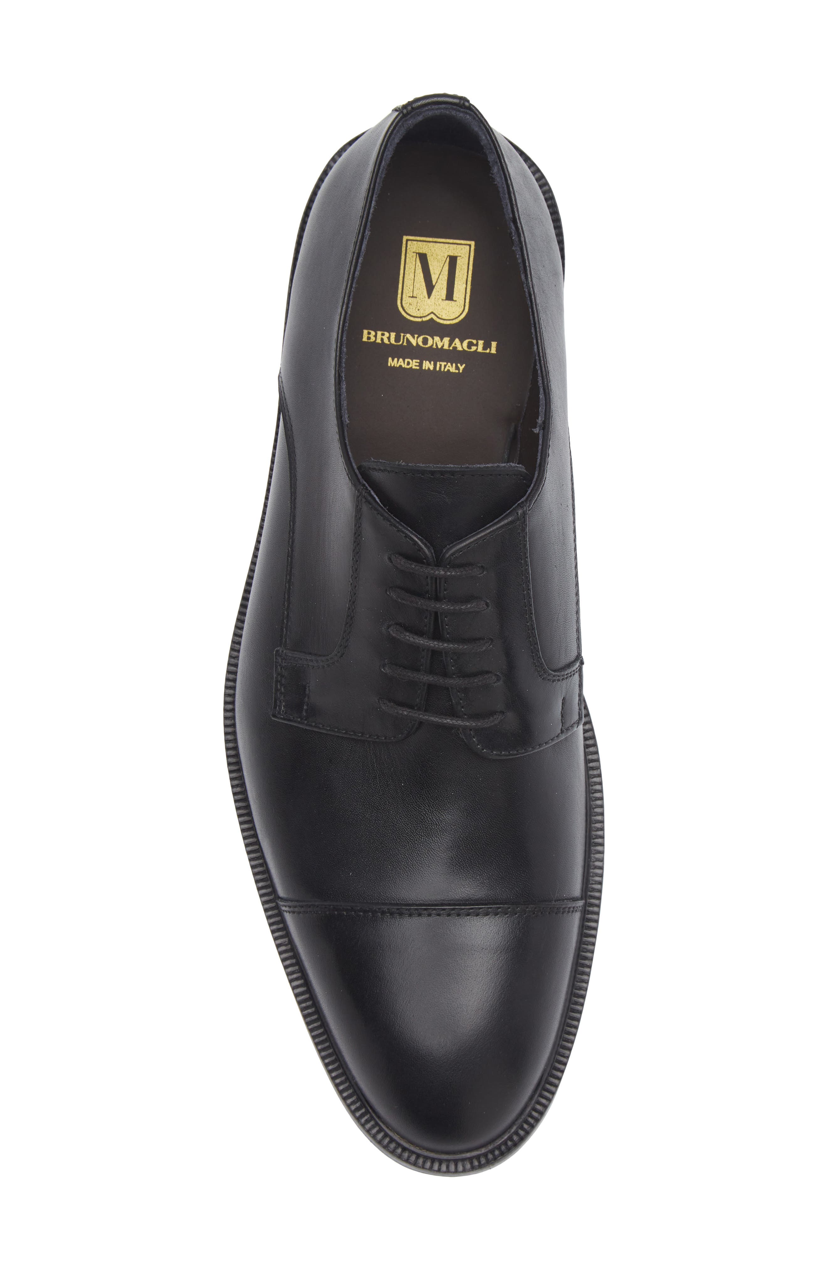 Bruno Magli Reggio Derby, Alternate, color, Black Calf