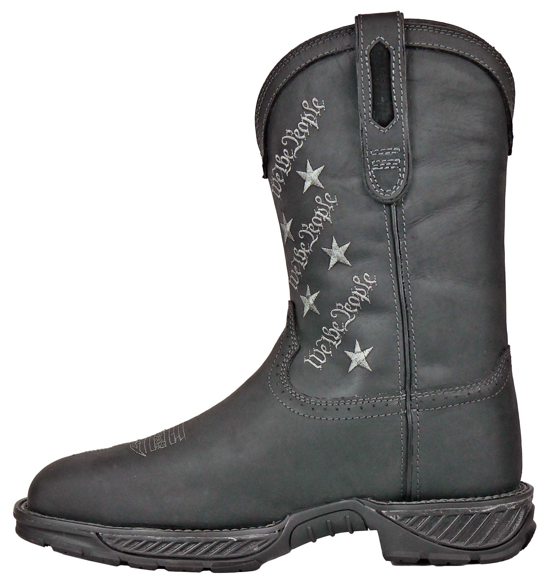 Hoss Boot Company HOSS We The People Western Composite Toe Work Boot, Alternate, color, Black