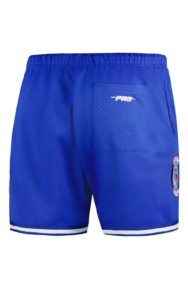 PRO STANDARD Men's Pro Standard Royal New York Rangers Classic Mesh Shorts, Alternate, color, Royal