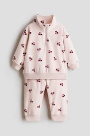 H&M 2-piece Printed Fleece Set