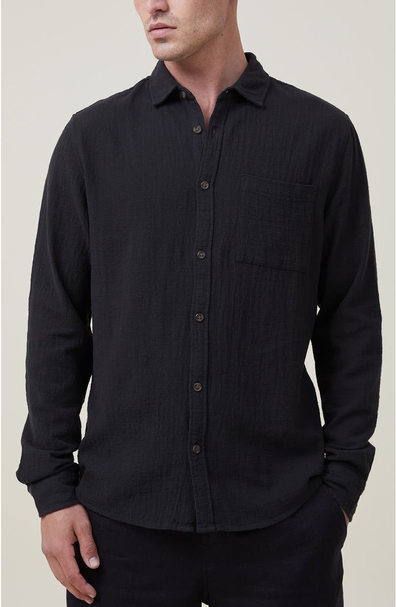 Cotton On Men's Portland Long Sleeve Shirt, Main, color, 