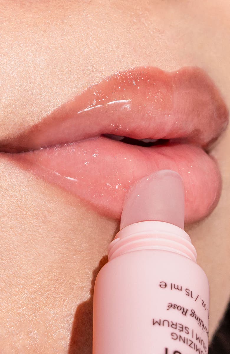 BeautyBio The Pout Sparkling Rosé Volumizing Lip Serum, Alternate, color, 