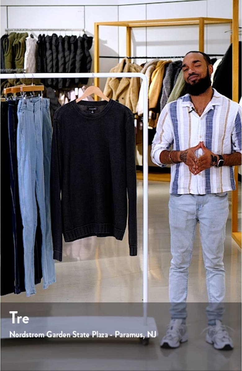 Reverse Jersey Roll Neck Sweater, sales video thumbnail