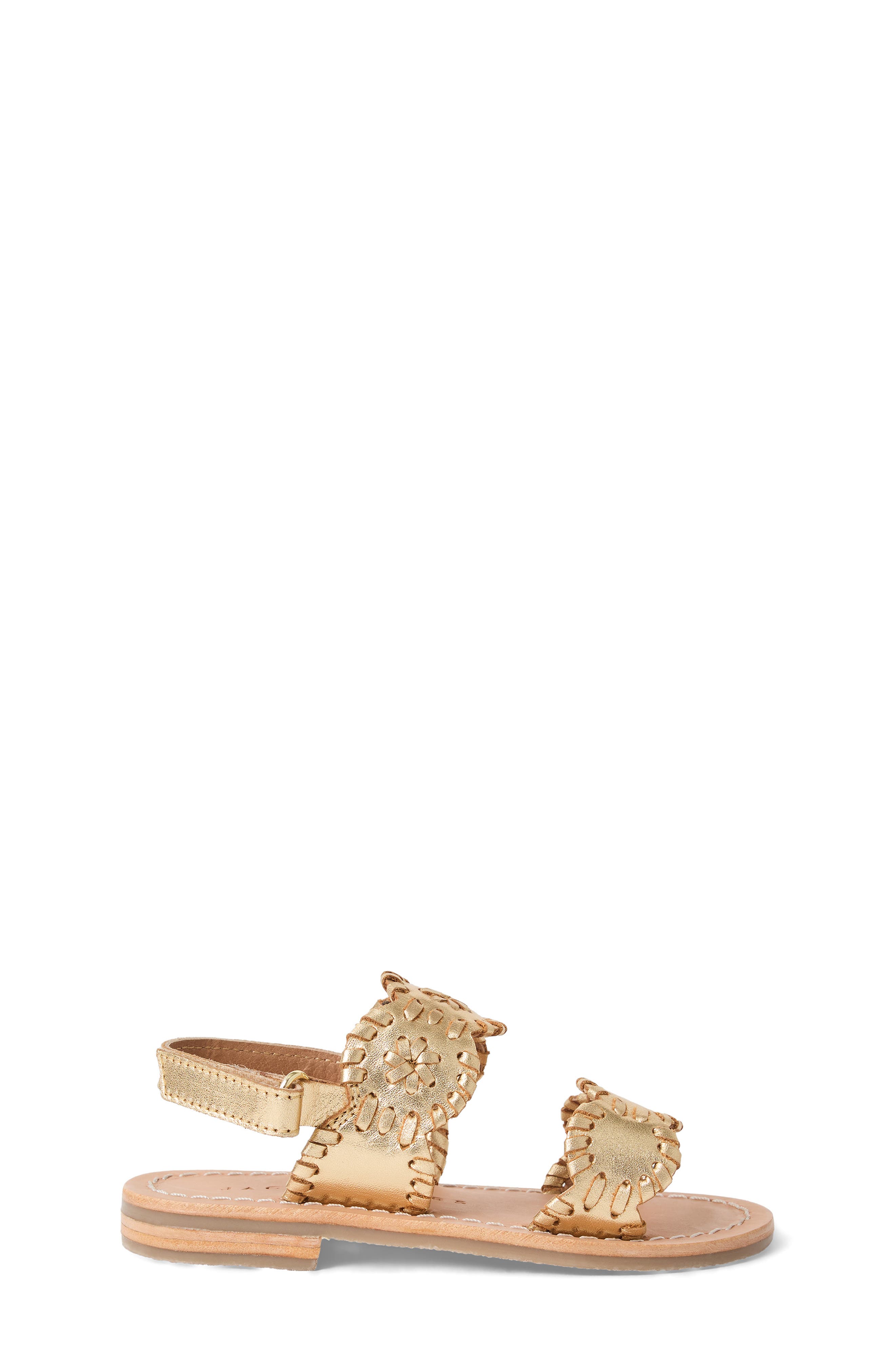 Kids' Lauren Slingback Sandal, Alternate, color, PLATINUM