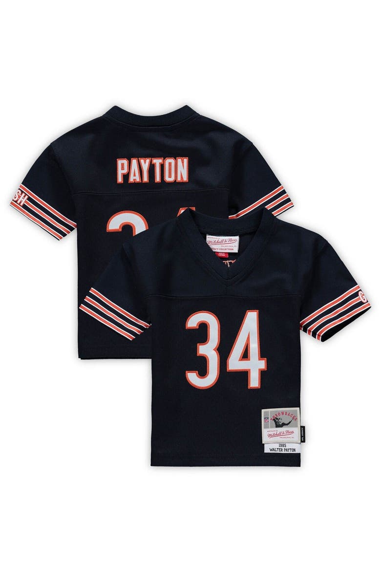 Infant Mitchell & Ness Walter Payton Navy Chicago Bears 1985 Retired Legacy Jersey, Main, color, Navy