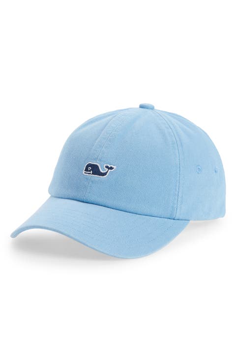 Breezy Palms Embroidered Whale Cotton Baseball Cap
