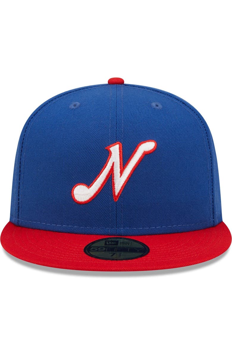 New Era Men's New Era Blue Nashville Sounds Authentic Collection Team Alternate 59FIFTY Fitted Hat, Alternate, color, Blue