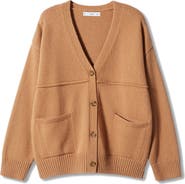 MANGO Patch Pocket V-Neck Cardigan