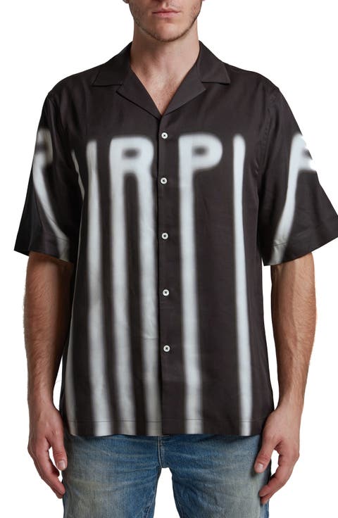 Lyocell Graphic Camp Shirt