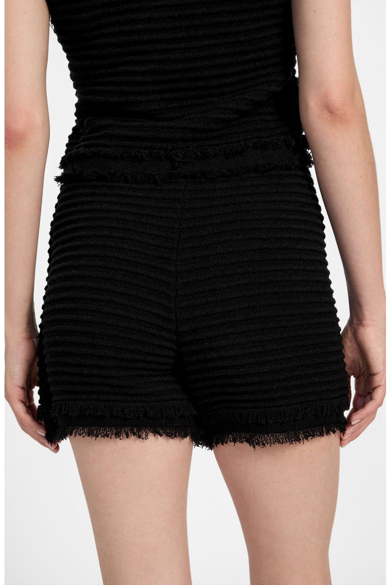 Manila Bouclé Skort, Alternate, color, JET BLACK