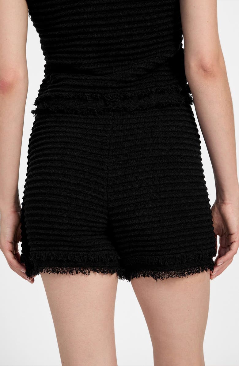 GUESS Manila Bouclé Skort, Alternate, color, Jet Black