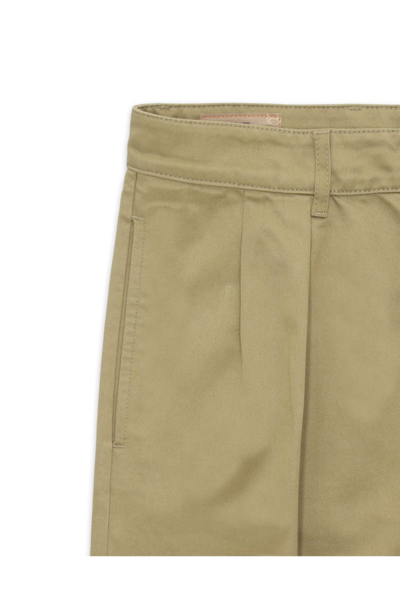 Fortela New York Heavyweight Cotton Gabardine Pleated Pants, Alternate, color, Sand