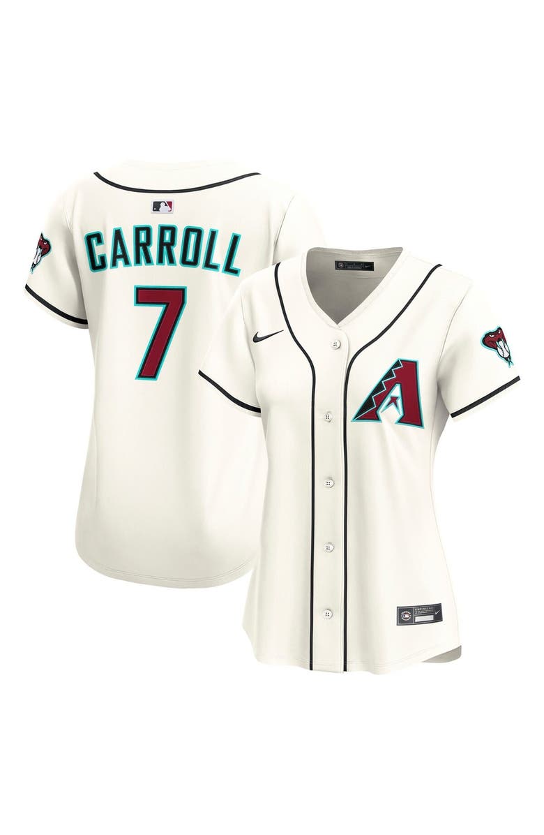 Nike Women's Nike Corbin Carroll Cream Arizona Diamondbacks Home Limited Player Jersey, Alternate, color, Cream