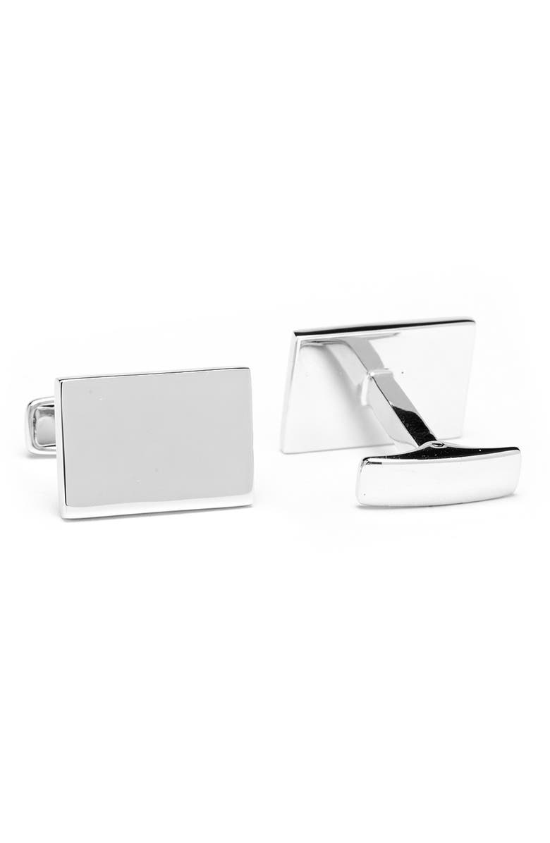 Cufflinks, Inc. Infinity Edge Sterling Silver Cufflinks, Alternate, color, 