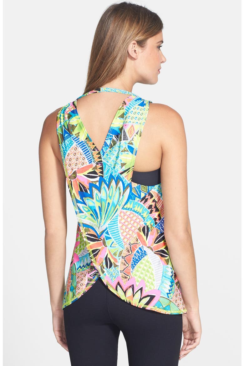 Recreation 'Bora Bora' Drape Back Tank, Alternate, color, MULTI