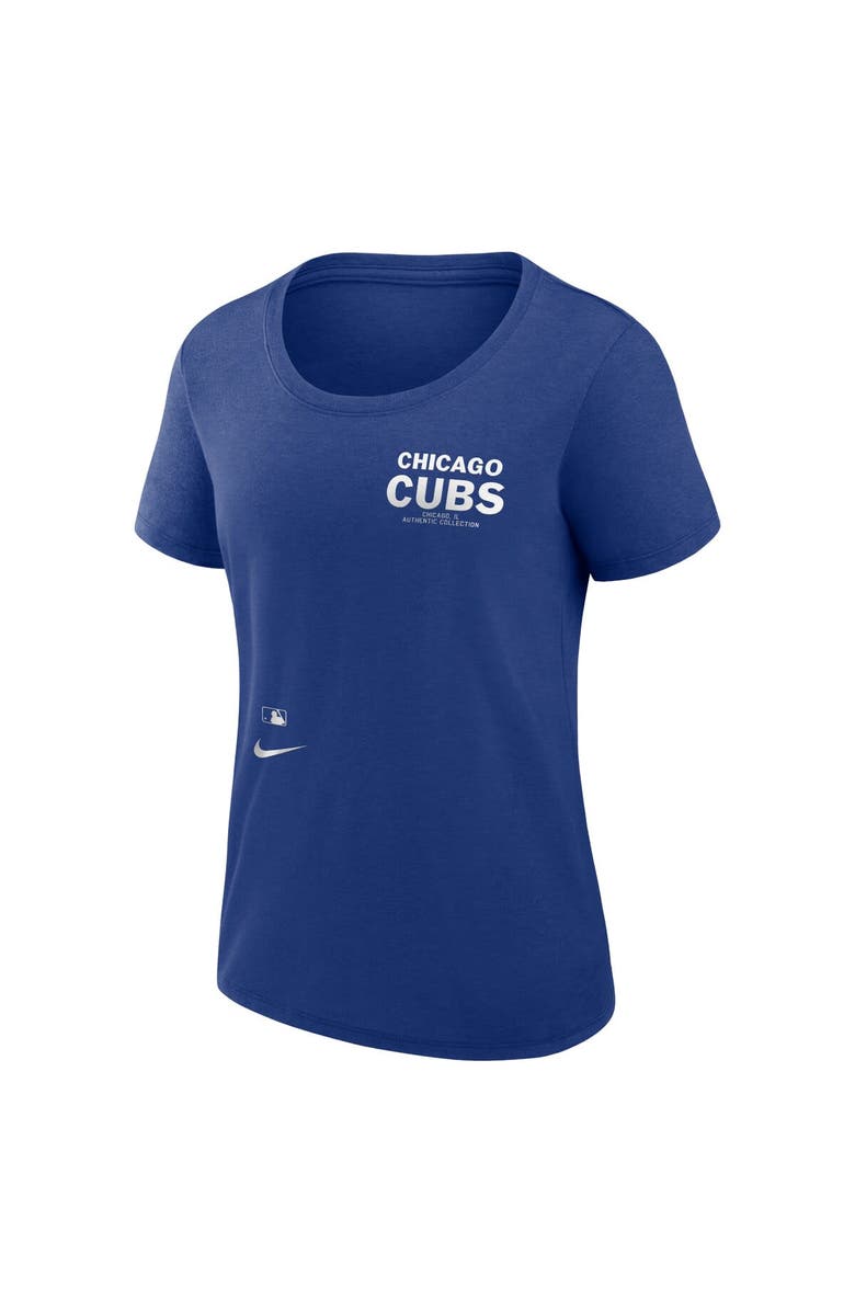 Nike Women's Nike Royal Chicago Cubs Authentic Collection Performance Scoop Neck T-Shirt, Alternate, color, 
