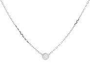 Pre-Owned Cartier Cartier D'Amour Pendant Necklace 18K White Gold and Diamond XS