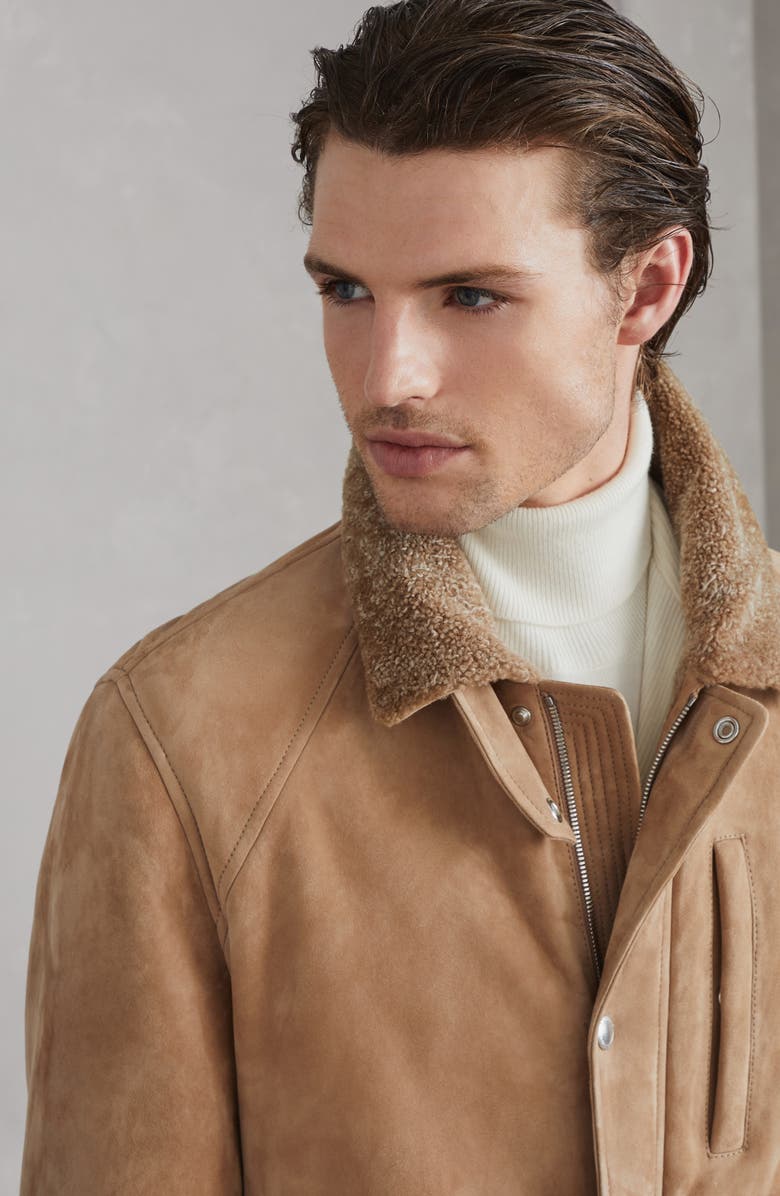 Brunello Cucinelli Shearling field jacket, Alternate, color, 