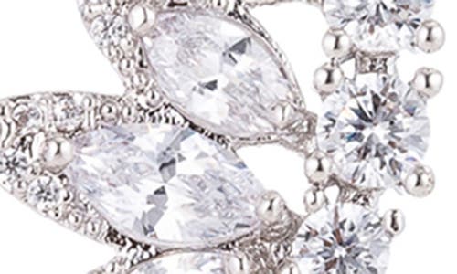 Eye Candy Los Angeles Mystical Cubic Zirconia Drop Earrings In Silver