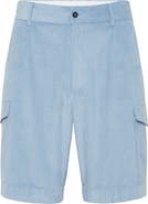 PHILIPP PLEIN Velvet Gabardine Short Cargo Trousers Cool Kid Fit Men
