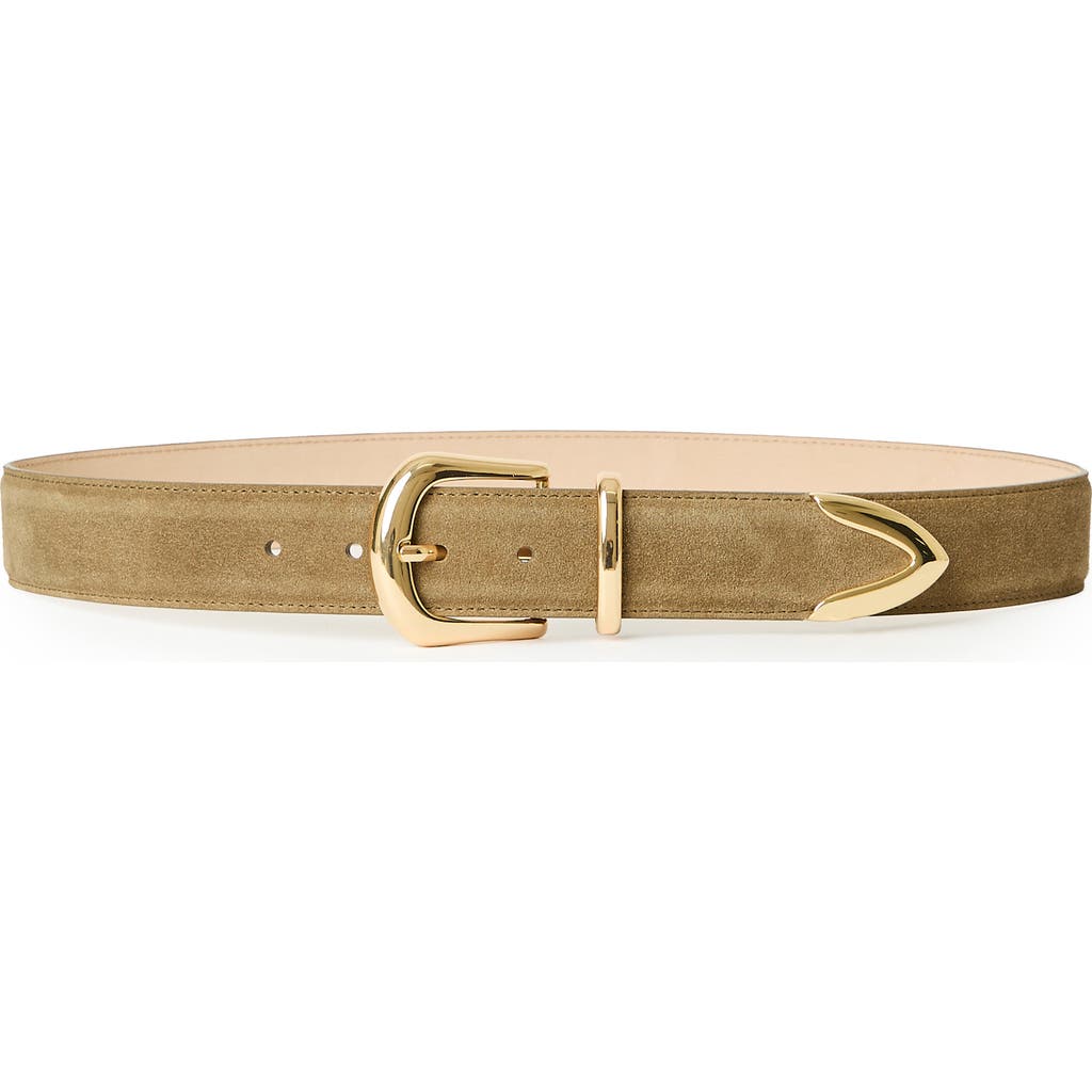 B-low The Belt Marc Suede Belt In Green