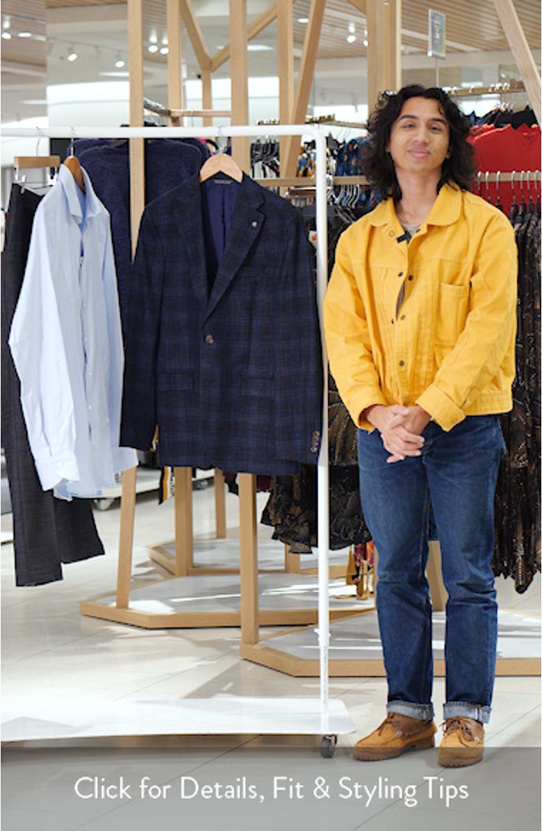 Midland Deco Plaid Wool Blend Sport Coat, sales video thumbnail