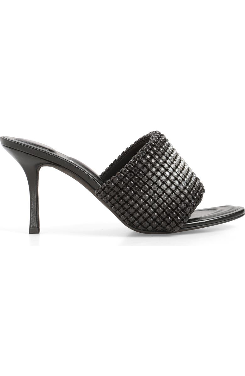 Alexander Wang Heiress Crystal Mesh Slide Sandal, Alternate, color, Black Aged