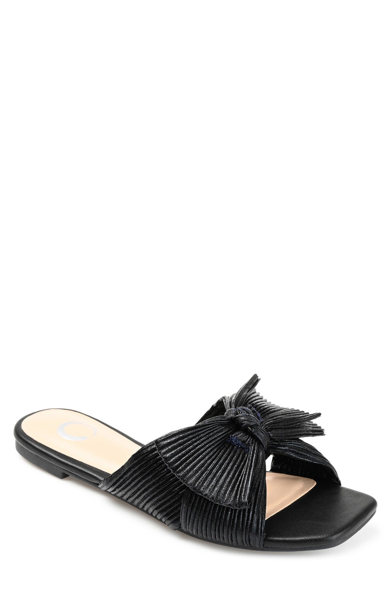 Journee Collection Serlina Sandal, Main, color, Black