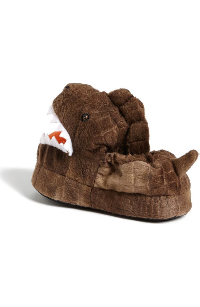 Nordstrom Light Up Dinosaur Slippers, Alternate, color,