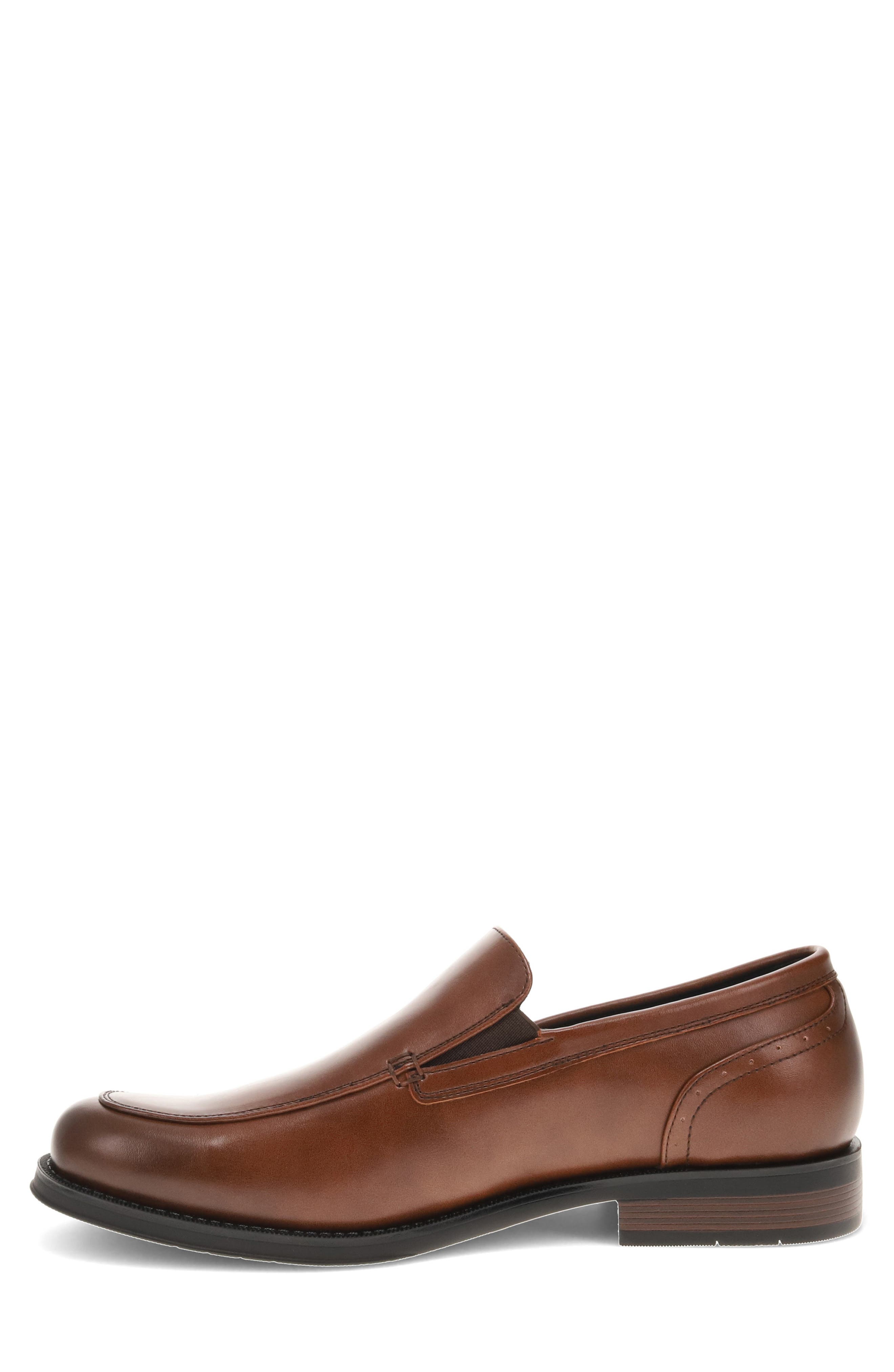 Eton Moc Toe Loafer, Alternate, color, COGNAC