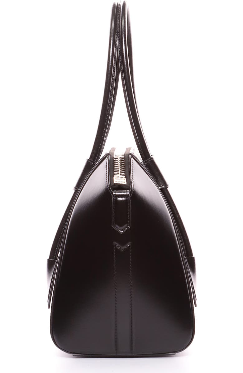 Givenchy Small Antigona Lock Leather Satchel, Alternate, color,