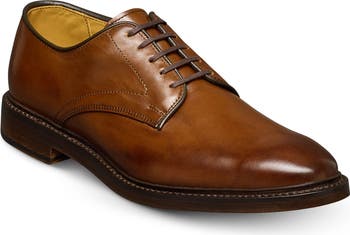 Allen Edmonds Maxwell Reserve Plain-toe Derby Dress Shoe in Chili Leather, Size 10.5 D