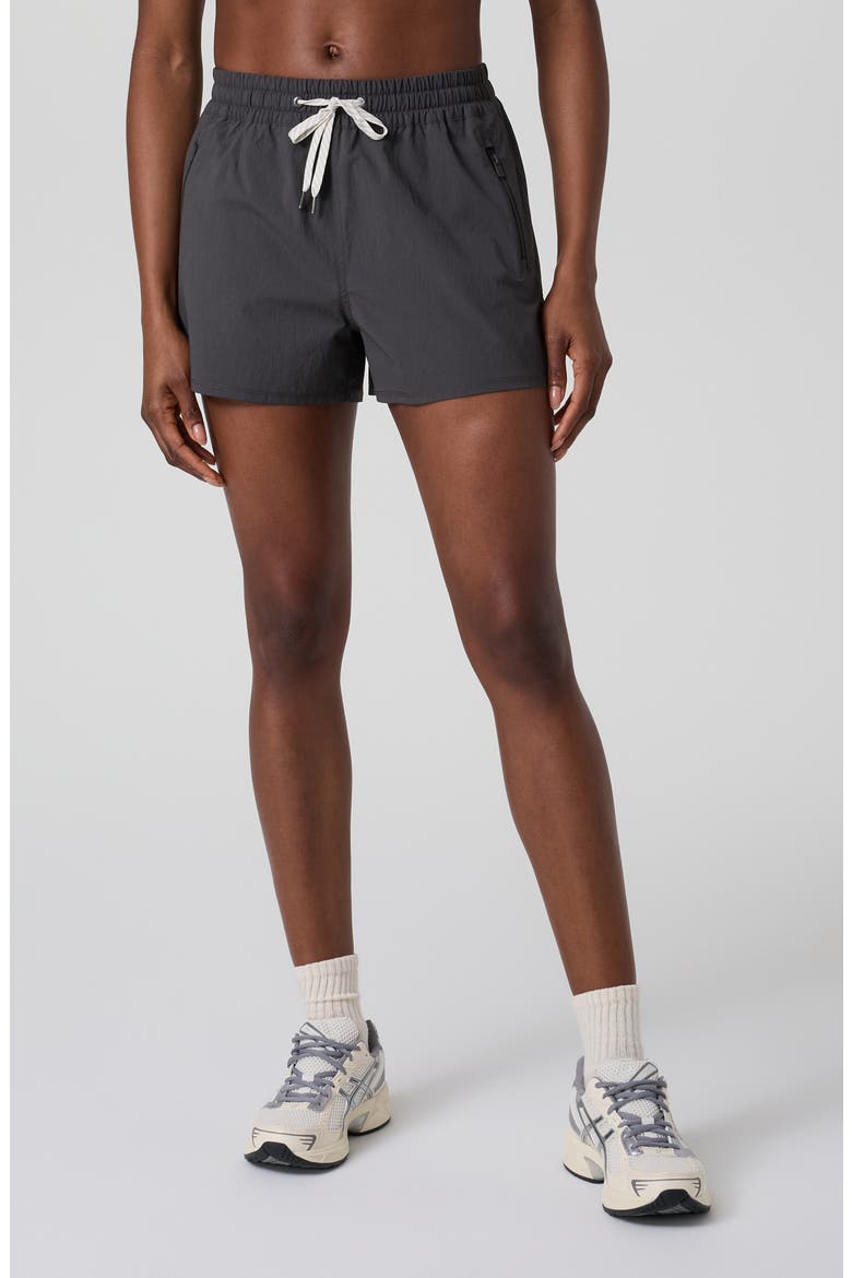 Birch Drawstring Shorts, Main, color, VINTAGE BLACK